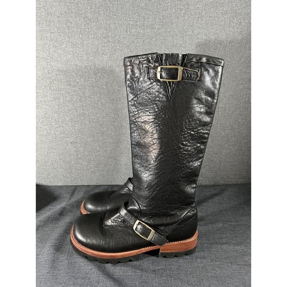 Jim Barnier Tall Black Leather Boots - Picture 4 of 6